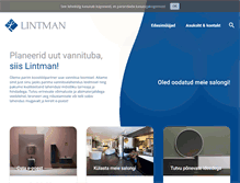 Tablet Screenshot of lintman.ee